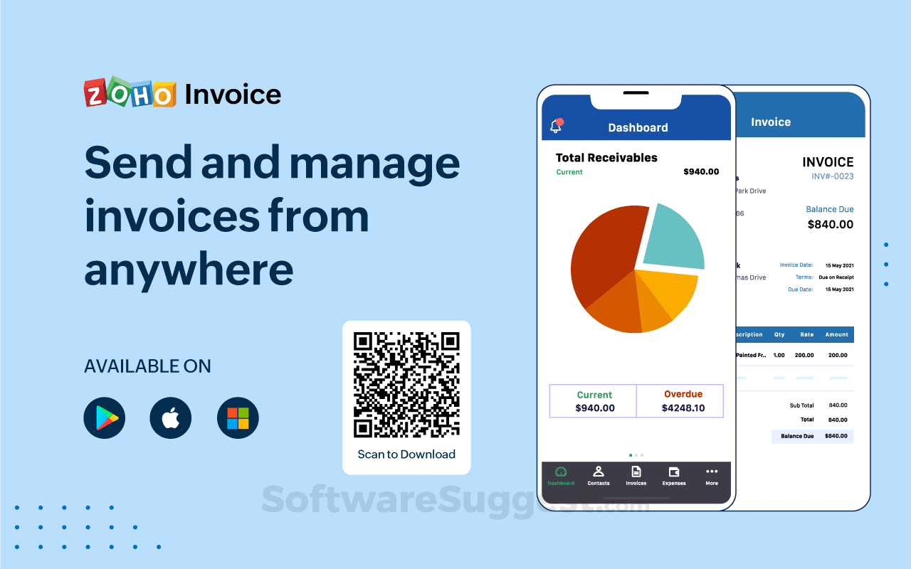Zoho Invoice Pricing, Features & Reviews 2021 Free Demo